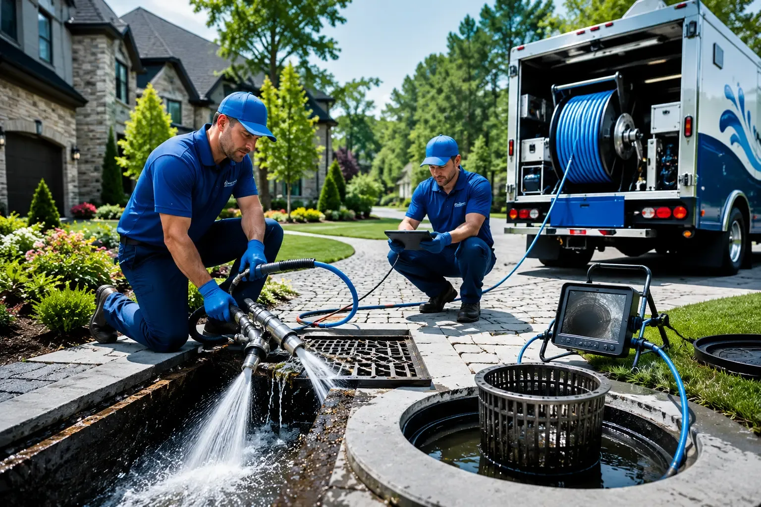 Local outdoor drain cleaning professionals in Paige, TX