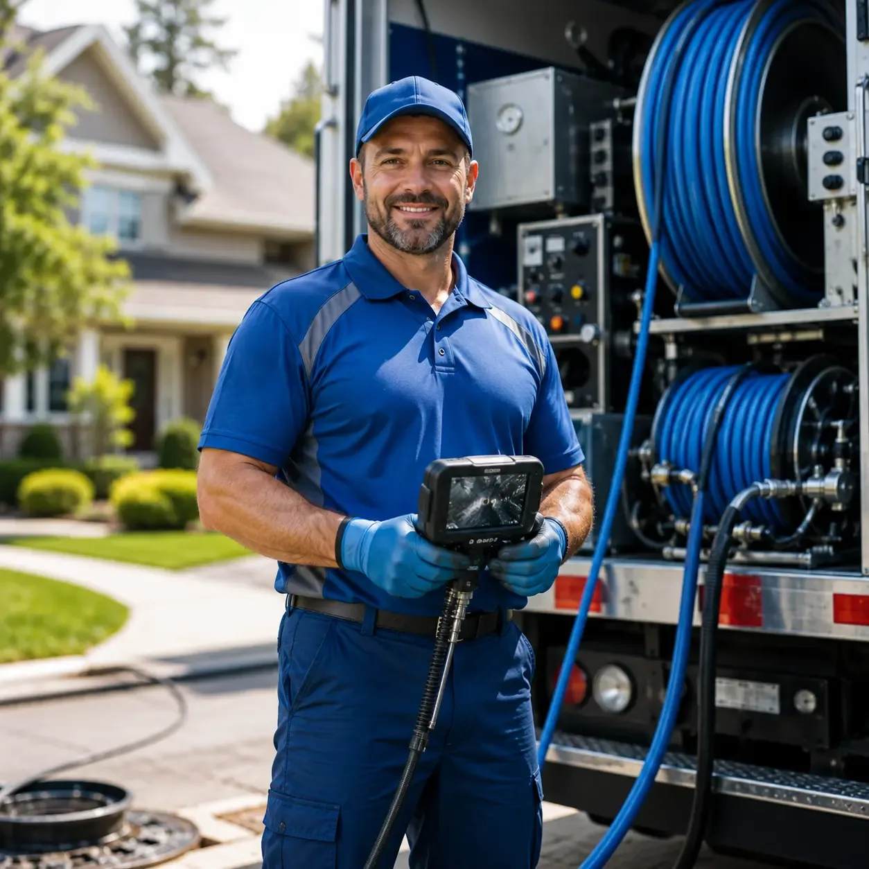Local outdoor drain cleaning specialists in Paige, TX